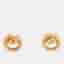 Fendi Gold Tone F is Fendi Stud Earrings