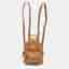 MCM Studded Stark-Bebe Boo Mini Cognac Visetos Coated Canvas and Leather Backpack