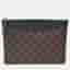 Louis Vuitton Daily Clutch GM Monogram Canvas Black Leather Pouch Bag