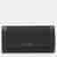 Givenchy Black Leather and Nylon Continental Flap Wallet
