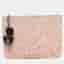 Christian Louboutin Loubicute Crazy Love Charm Blush Pink Leather Pouch