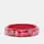 Louis Vuitton Monogram Inclusion Resin Crystals Gold Tone Bangle Bracelet