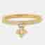 Roberto Coin Venetian Princess Diamond 18k Yellow Gold Bangle Bracelet cm