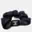 Chanel Leather Black Hair Scrunchie
