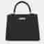 Hermes Kelly Sellier Black Epsom Size 25