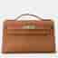 Hermes Pochettekelly Gold Swift Leather Size 22