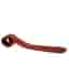 Ermenegildo Zegna Brown and Maroon Chevron Pattern Diagonal Striped Traditional Tie
