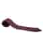 Ermenegildo Zegna Burgundy Silk Jacquard Zig Zag Floral Pattern Tie