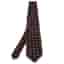 Ermenegildo Zegna Brown Floral Patterned Silk  Tie