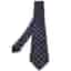 Ermenegildo Zegna Navy Blue Floral Motif Silk Tie