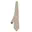 Dunhill Beige Diamond Patterned Silk & Linen Tie