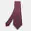 Boss By Hugo Boss Burgundy Diagonal Striped Silk Tie