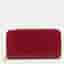 Louis Vuitton Red Ostrich Zippy Wallet