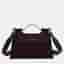 Charriol Celtic Malia Red Lace Leather Top Handle Bag
