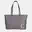 Charriol Marie Olga Storm Grey Grained Leather Shopper Tote Bag