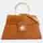 Charriol Laetitia Brown Crocodile Embossed Leather Crossbody Bag