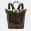 Louis Vuitton Brown Coated Canvas, Fabric and Leather Tote Bag