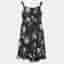 Dolce & Gabbana Black Rose Print Cotton Poplin Jumpsuit (11-12 Yrs)