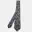 Ralph Lauren Navy Blue Abstract Jacquard Silk Tie
