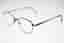 Vintage unisex metal frame eyeglasses with prescription lenses-circa 1980s-22g