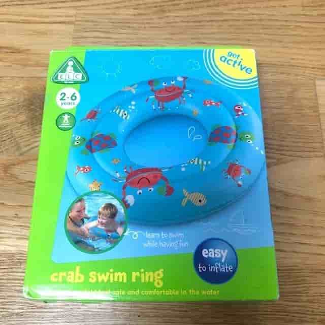 Crab Swim Ring from Early Learning Centre 2-6 Years - NEW