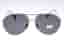 OIO Metzler 0816 875 'En Vogue' rimless unisex sunglasses circa 1980s-very rare