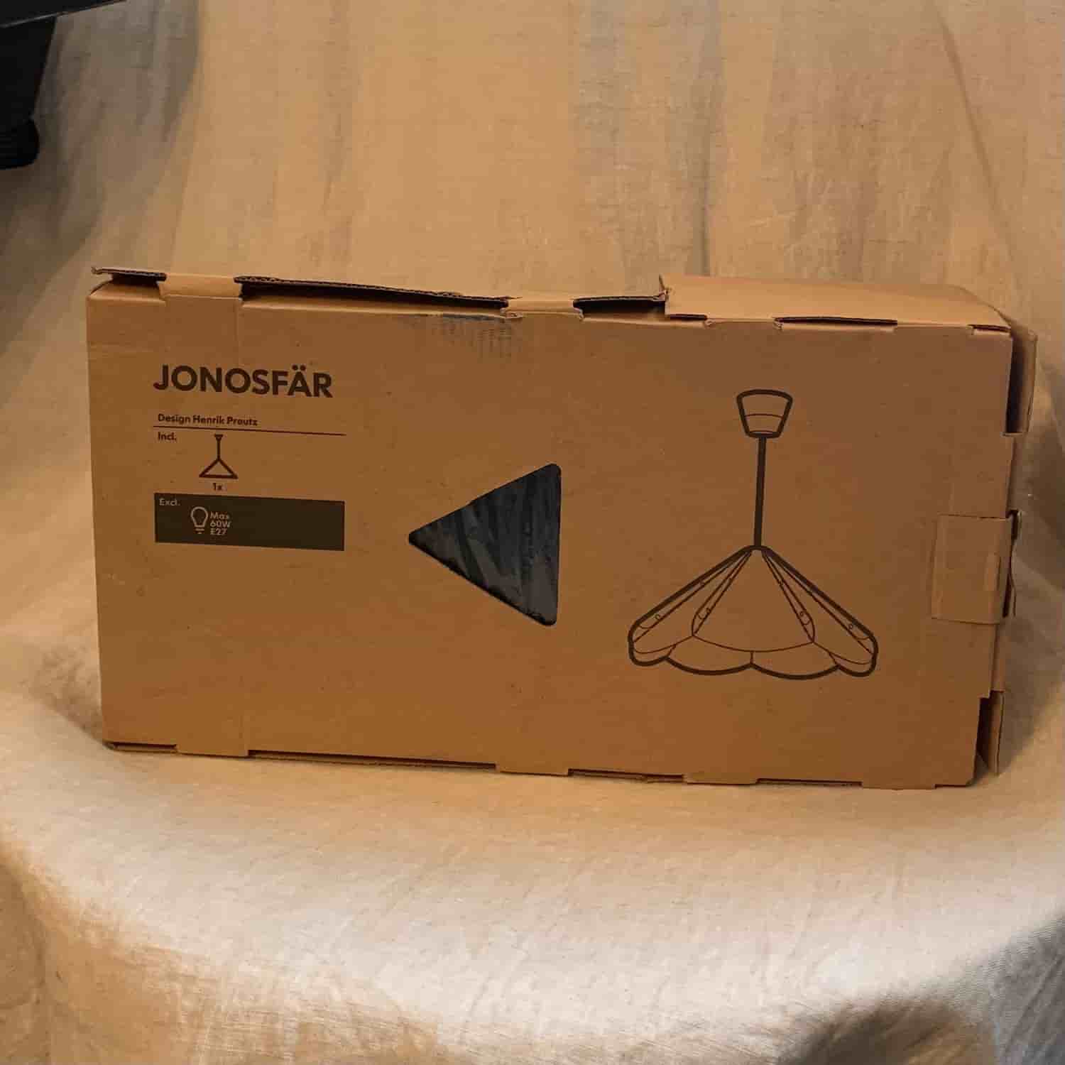 Jonosfär, Svart, IKEA, design Henrik Preutz, Taklampa