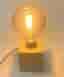 Designlampa cement / betong E27 27x10x9,5cm inkl glödlampa