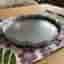 Rund serverings bricka, metall