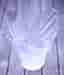 Abstract design clear and frosted glass vase-freestanding-Weight: 740g-FRI FRAKT