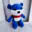 Lofs Dalen Blue Bear Plush Stuffed Animal Toy - 23 cm