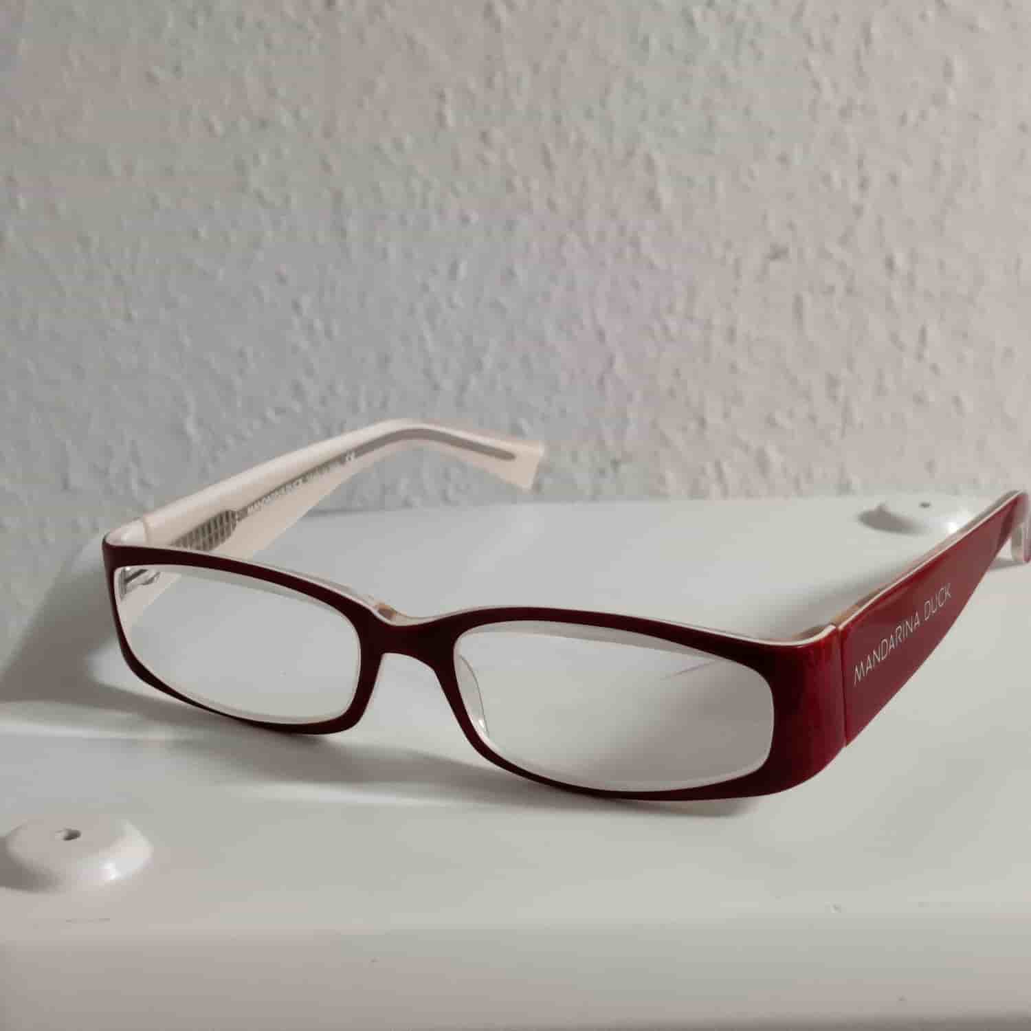 MANDARINA DUCK Glasögonbågar (MD40262 H57) Röda Mycket fint skick Italy Designer