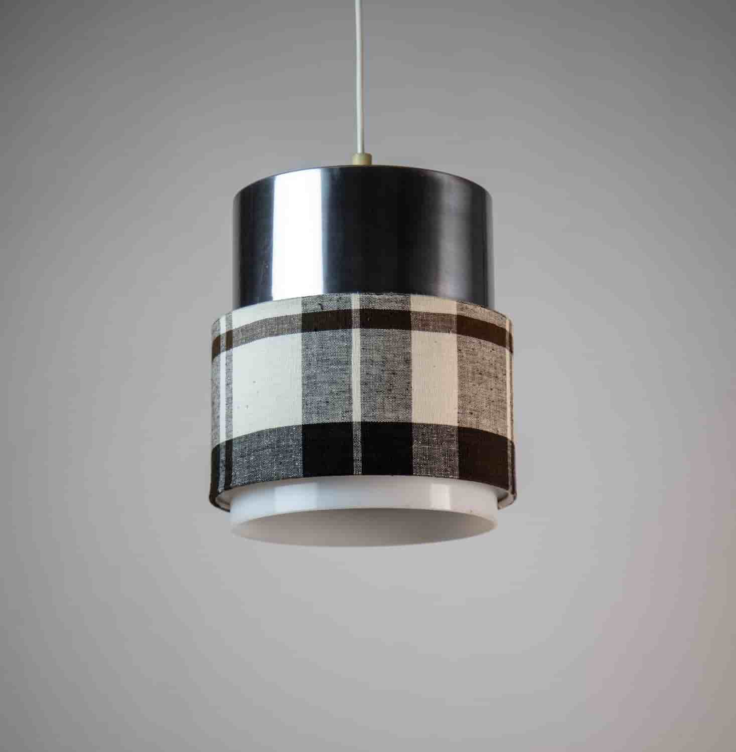 LUXUS taklampa, design Uno och Östen Kristiansson, Cylindus, 60-tal.