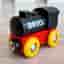 BRIO Wooden Train Engine 2P481 - Unused - 7 cm - Black Red Yellow