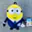 Despicable Me 4 Plush - Minion in Suit with Tags - Illumination Toy - 18 cm