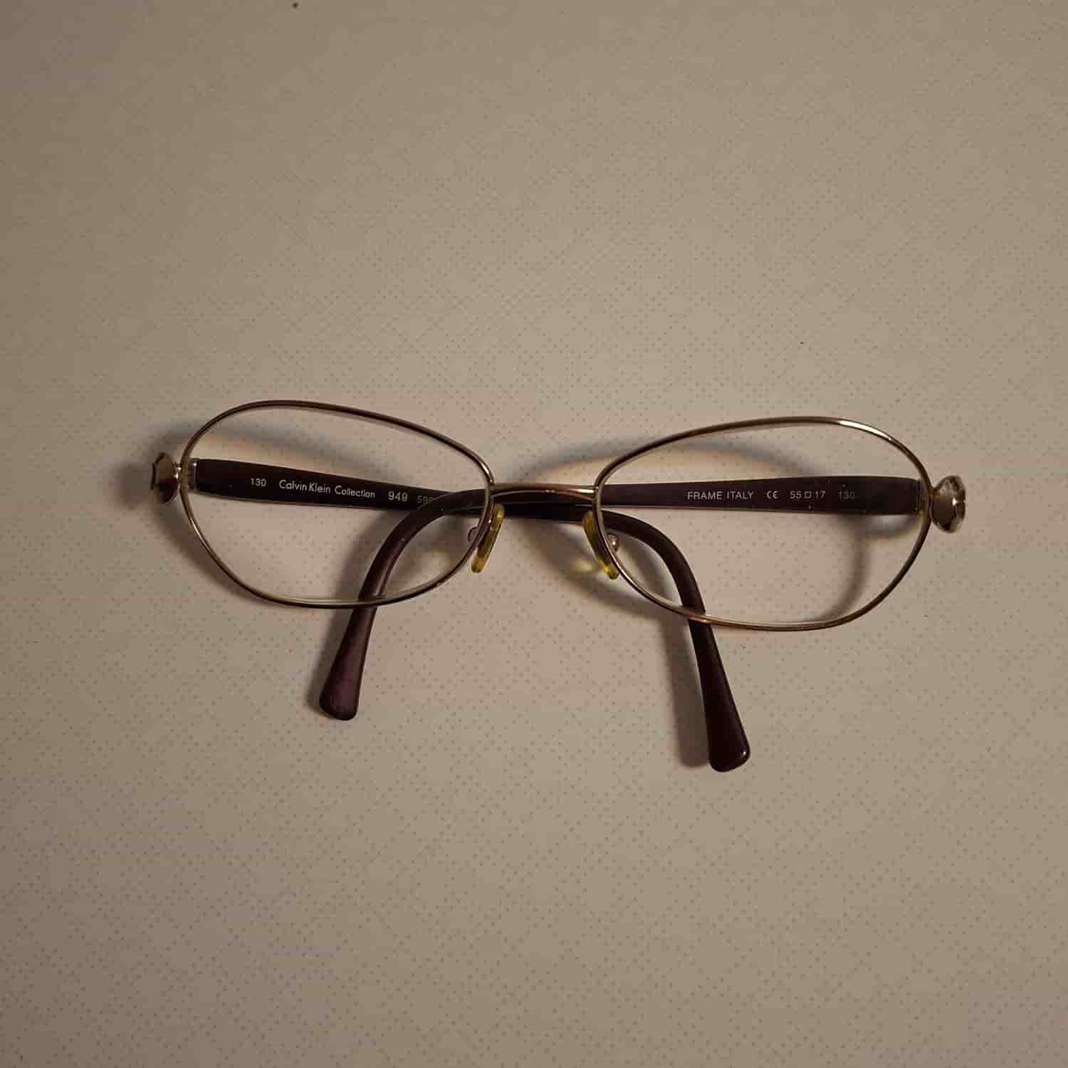 Vintage CALVIN KLEIN COLLECTION CK949 Eyeglass Frame Japan 55-17-130 Purple 596