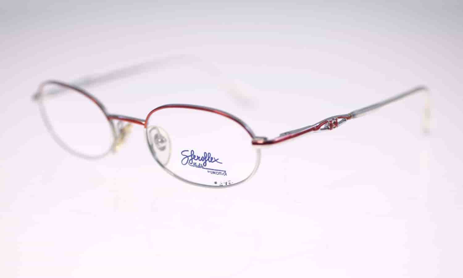 Sferoflex by Luxottica 2840 382 eyeglasses for kids + case-NEW-circa 1990s-14g