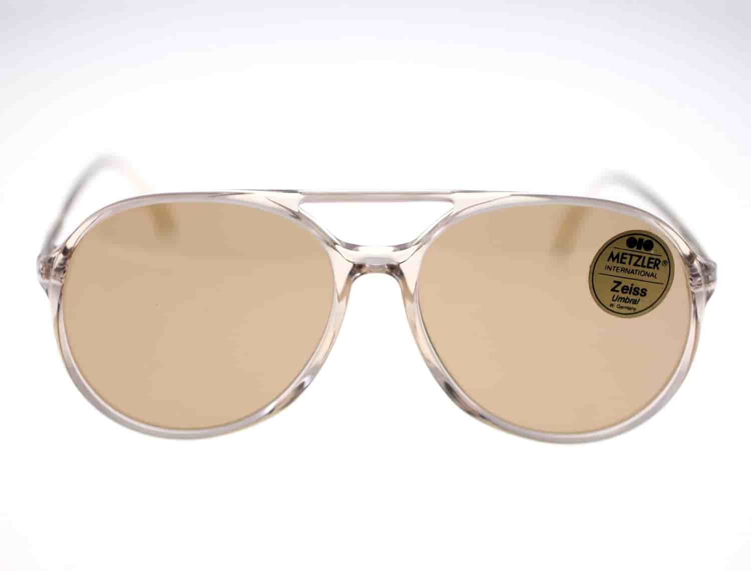 OIO Metzler 2090 606 unisex vintage pilot-style sunglasses with Zeiss lenses-NEW