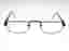 XD-18 C3 48-24 men's vintage black metal frame eyeglasses-NEW-circa 1980s-20g