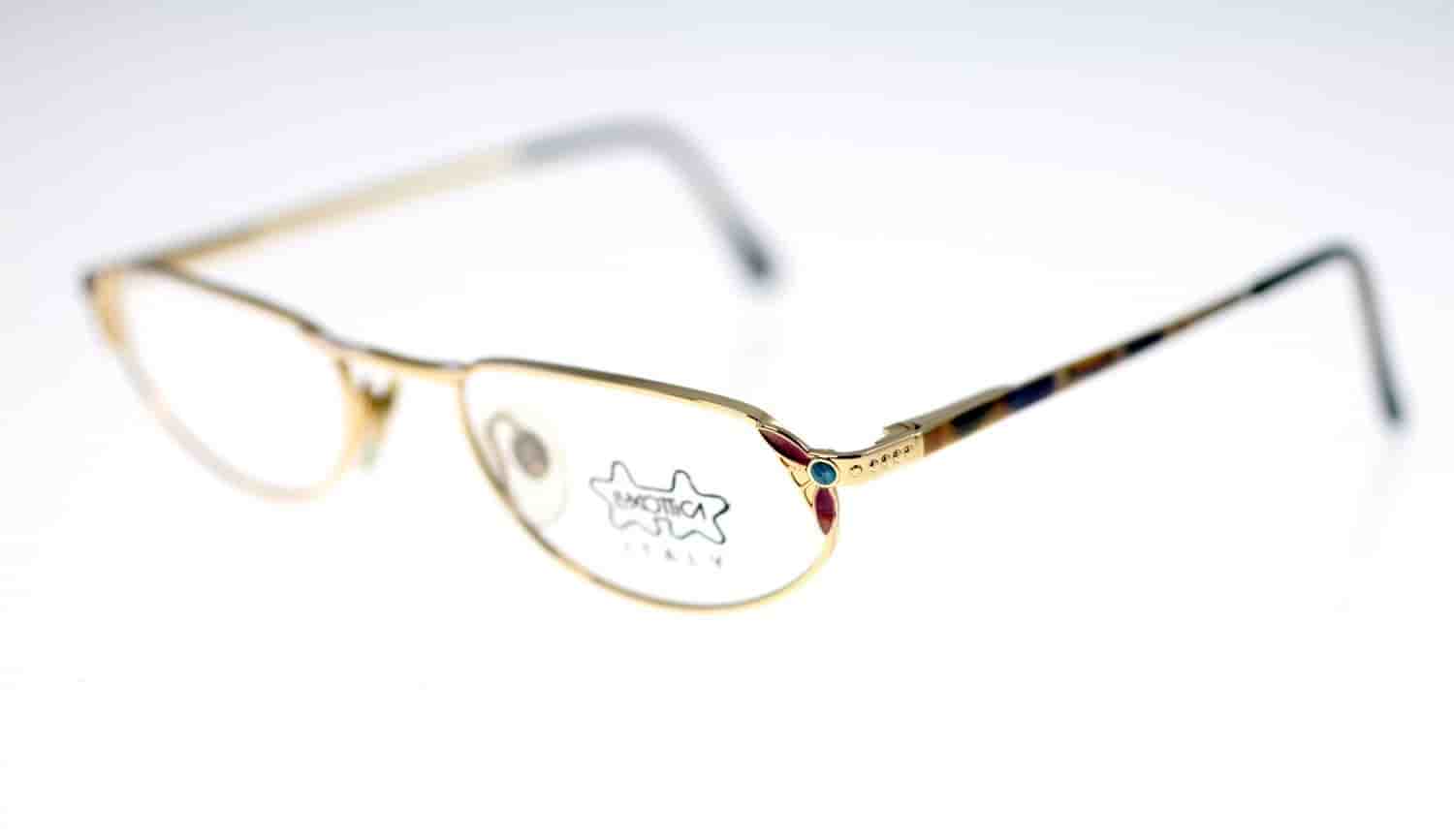 Luxottica 2173 G541 GEP 18k ladies vintage eyeglasses-original clear lenses-NEW