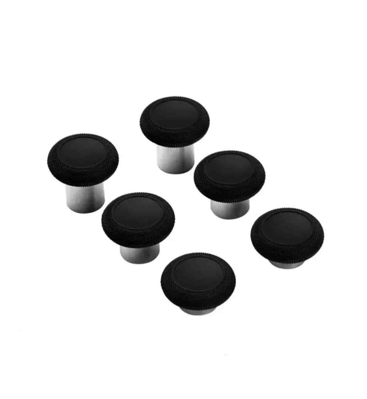 GuliKit Thumbstick Kit 3 par (6 pack) ersättnings set för TMR joysticks, svart