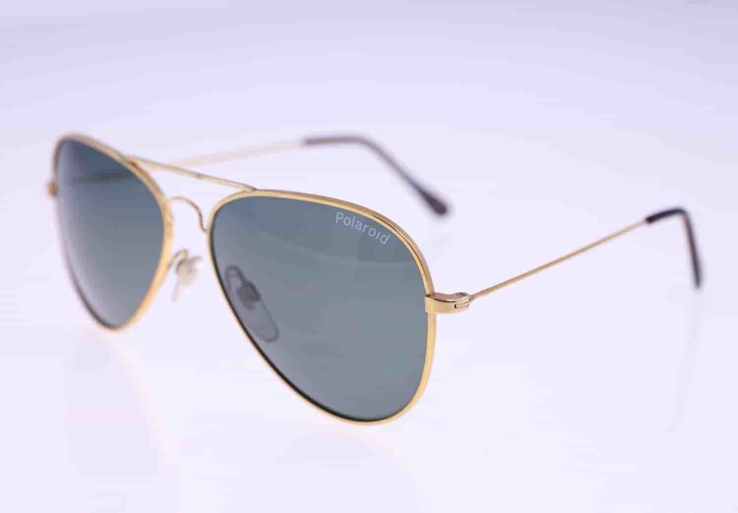 Polaroid 4213H lightweight unisex polarising pilot-style vintage sunglasses-14g