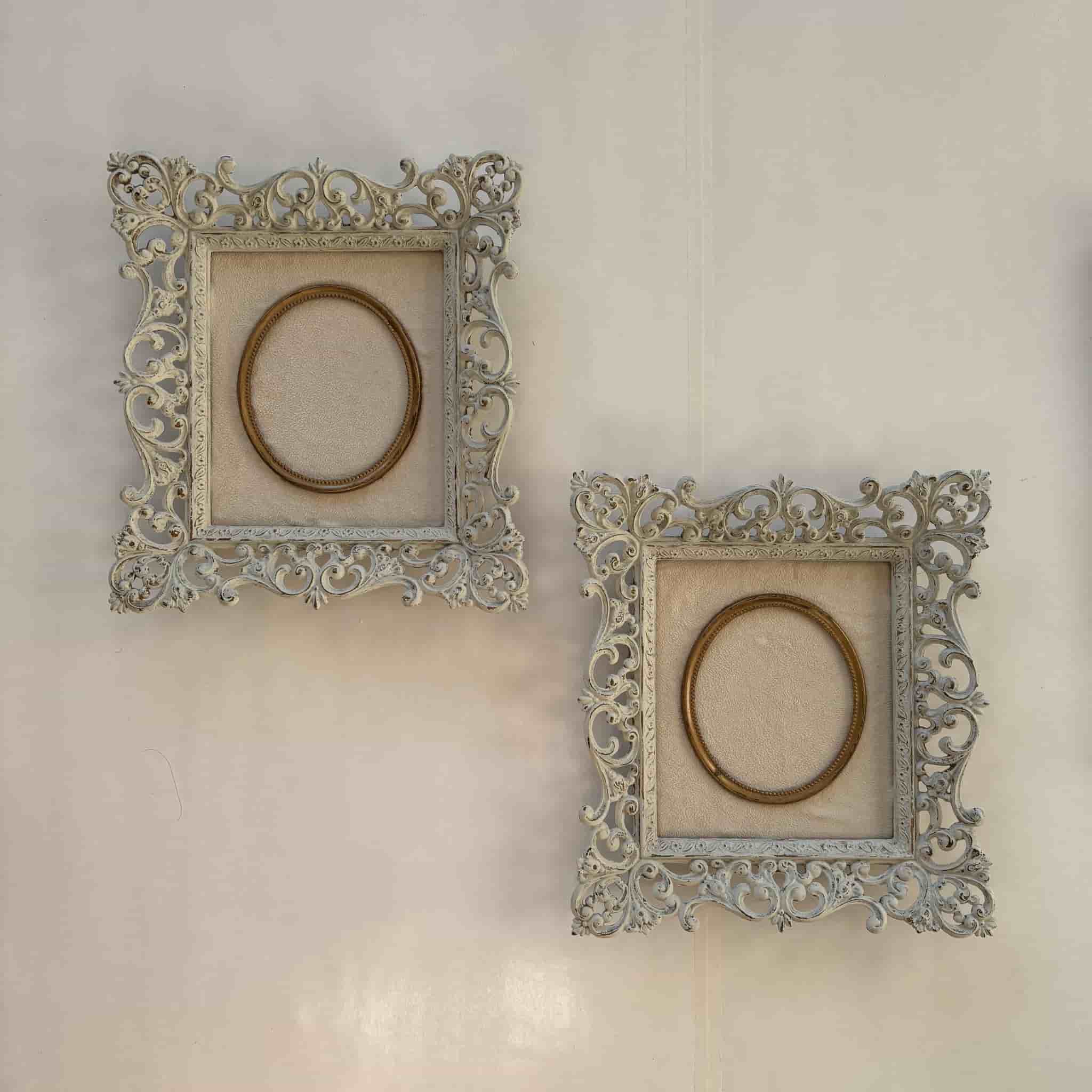 Väggdekorationer/Antik ram/2st/beige/Guldram/Vintage/Shabby Chic