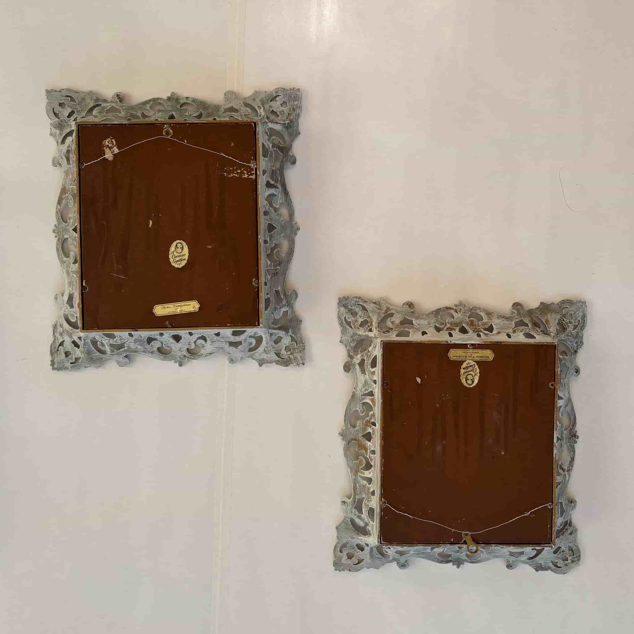 Väggdekorationer/Antik ram/2st/beige/Guldram/Vintage/Shabby Chic