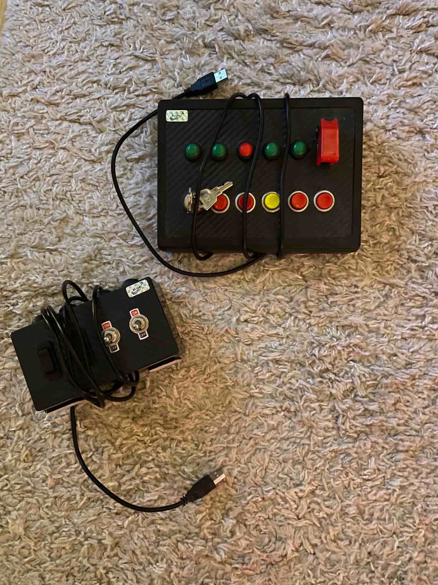 USB-kontroller för simulatorer