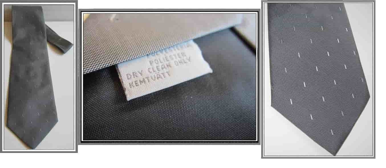 CONWELL NECKTIE / Conwell grå slips /Conwell Men Dress Tie Made in ITALY