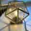 Bordslampa i glas och metall, modell Diamond