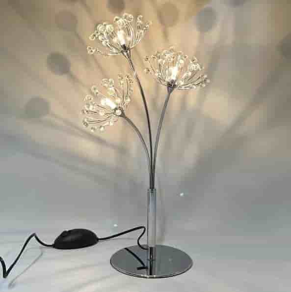Malmbergs Bordslampa Iris, krom