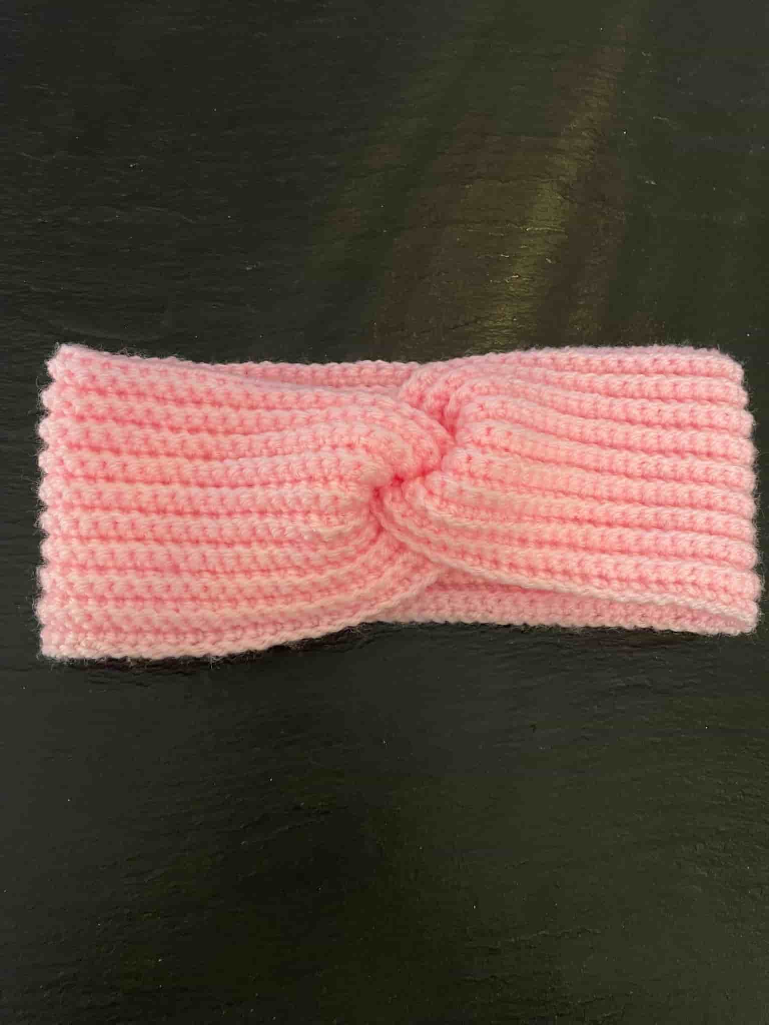 Rosa pannband till vuxen