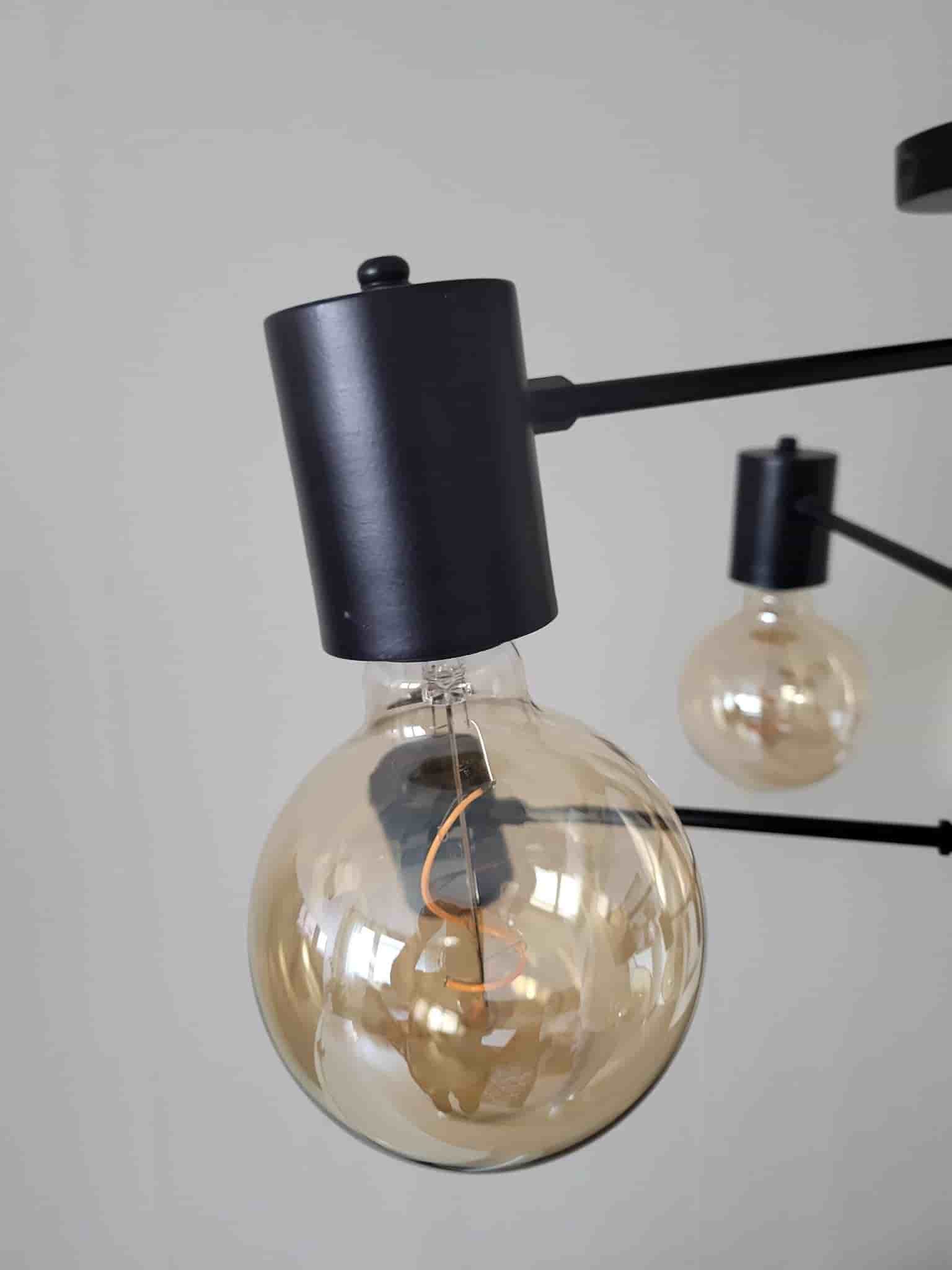 Markslöjd Svart taklampa